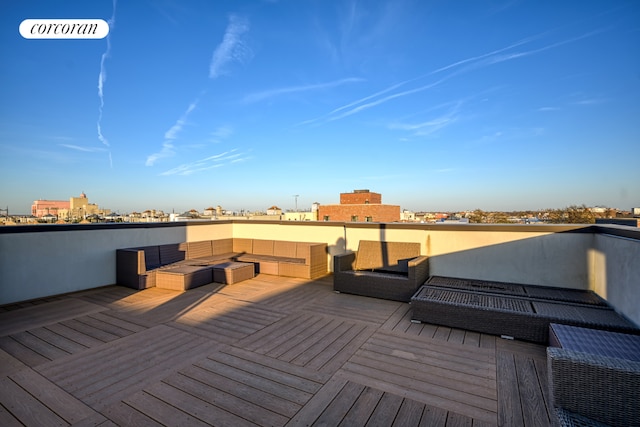 deck featuring an outdoor hangout area