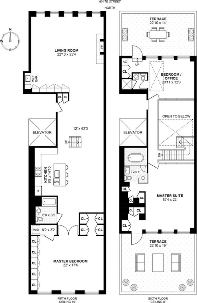 81 White St Phe, Phe, New York City, NY 10013 - home floor plan