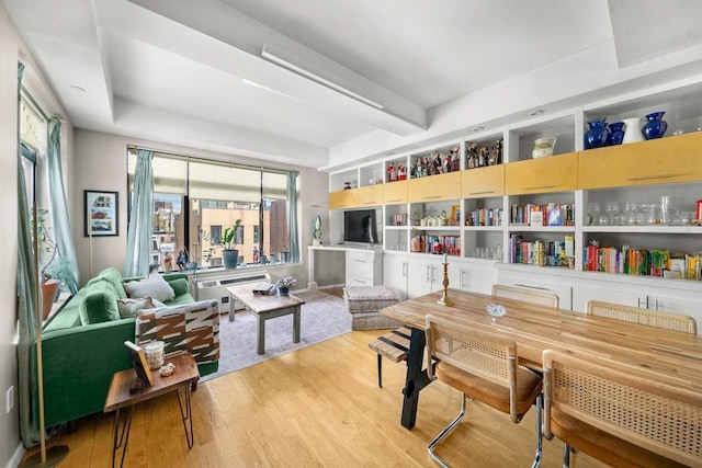 interior space featuring wood finished floors