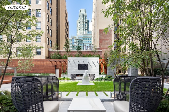 surrounding community featuring a yard