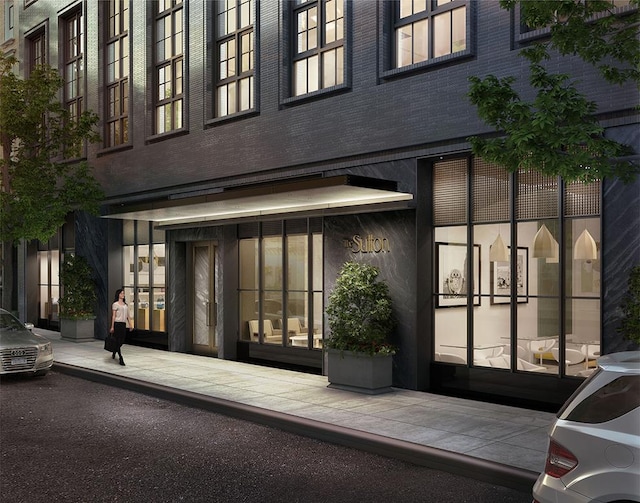 959 1st Ave Unit 15D, New York City, NY 10022 - property entrance with brick siding