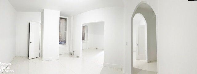 hall with baseboards