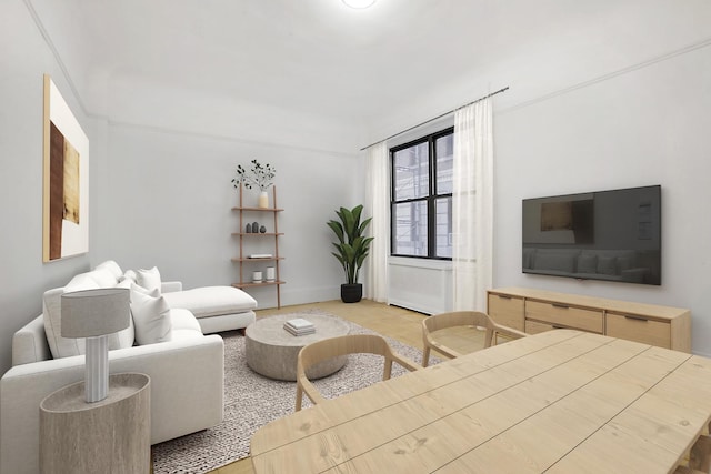 817 W End Ave Unit 3Cc, New York City, NY 10025 - living room with baseboards