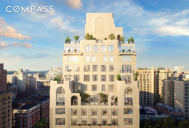 view of property featuring a view of city