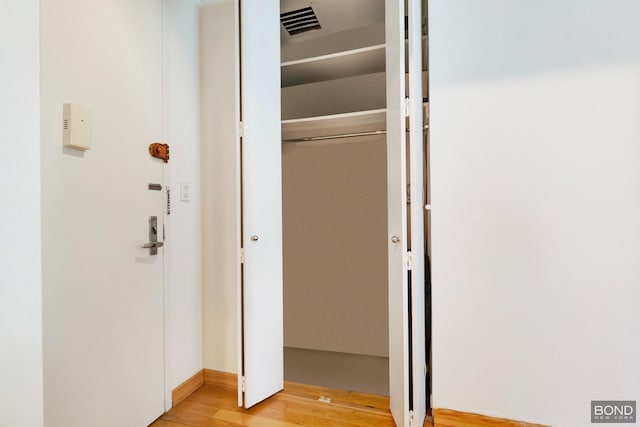 view of closet