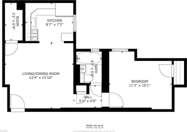 50 W 112th St Unit 6-G, New York City, NY 10026 - property floor plan