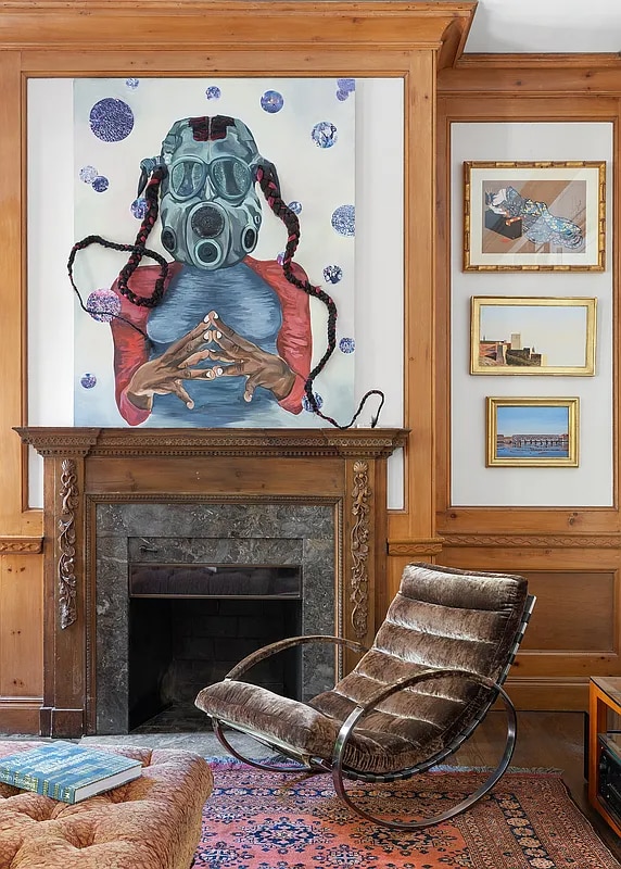 134 E 62nd St, New York City, NY 10065 - detailed view of a high end fireplace