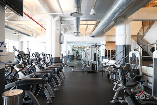 184 Kent Ave Unit B312, New York City, NY 11249 - view of exercise room