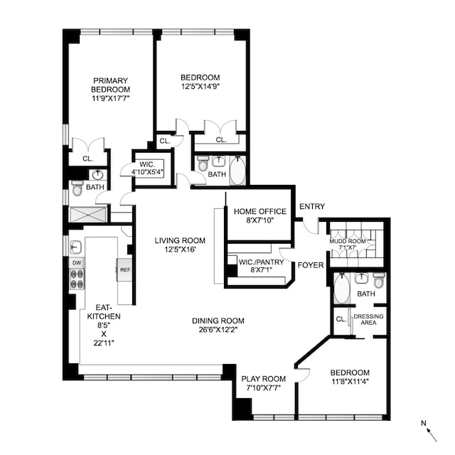 166 E 61st St Unit 8Mn, New York City, NY 10065 - property floor plan