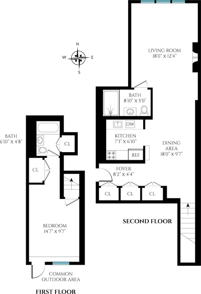 250 W 15th St Unit 1C, New York City, NY 10011 - property floor plan
