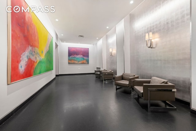 63 E 9th St Unit 14K, New York City, NY 10003 - community lobby featuring recessed lighting