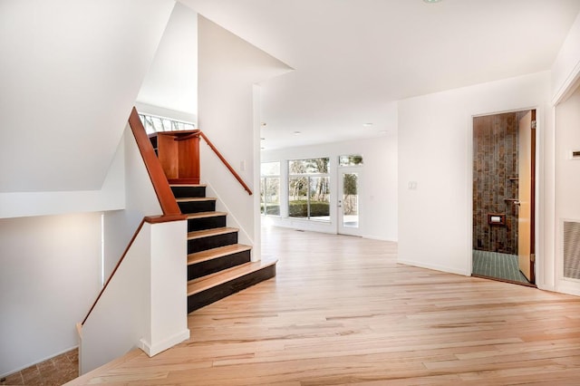 interior space featuring light hardwood / wood-style flooring