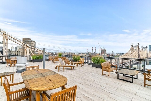 35 Sutton Pl Unit 3C, New York City, NY 10022 - view of patio with a view of city