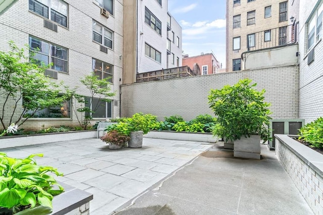 view of community featuring a patio area