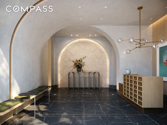 view of reception area