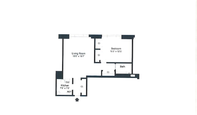 30 W 61st St Unit 21B, New York City, NY 10023 - home floor plan