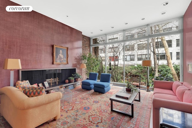 common area featuring visible vents
