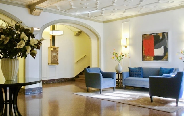 lobby featuring stairway
