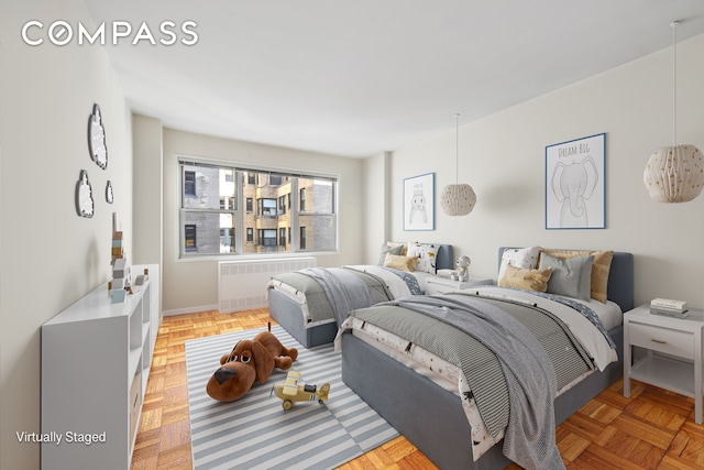 311 E 71st St Unit 8G, New York City, NY 10021 - bedroom with radiator heating unit