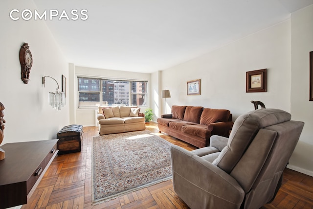view of living area