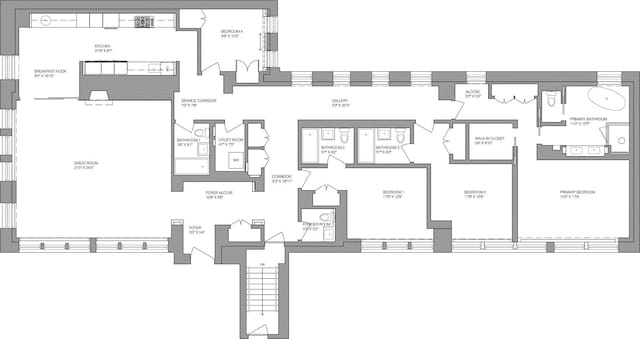 215 Sullivan St Unit 4A, New York City, NY 10012 - home floor plan