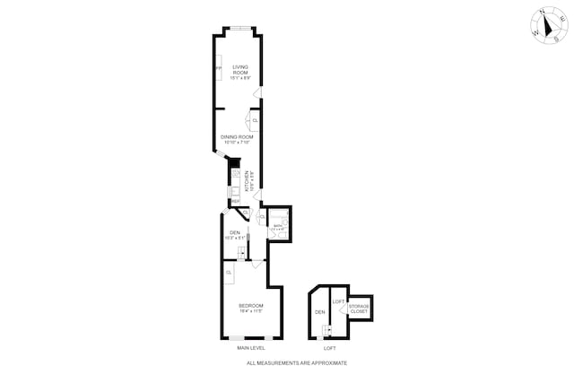 434 W 49th St Unit 1W, New York City, NY 10019 - plan