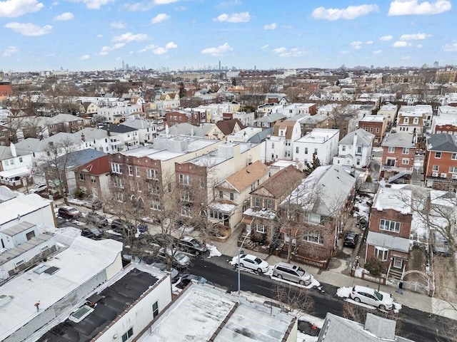 1741 73rd St, New York City, NY 11204 - aerial view of property's location featuring nearby suburban area