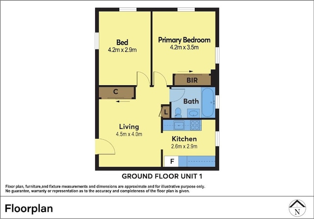 1741 73rd St, New York City, NY 11204 - view of property floor plan