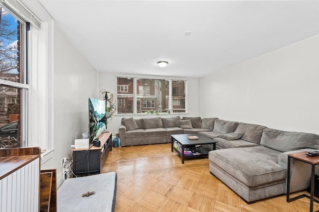 1741 73rd St, New York City, NY 11204 - living room with healthy amount of natural light