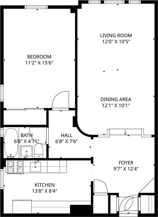 70 Park Ter W Unit E-23, New York City, NY 10034 - home floor plan