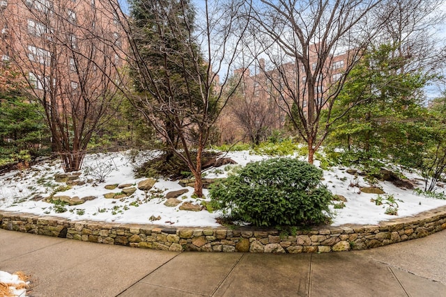 70 Park Ter W Unit E-23, New York City, NY 10034 - view of yard covered in snow