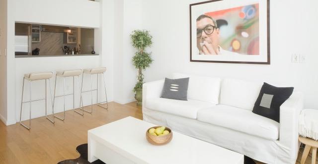 living room featuring hardwood / wood-style floors