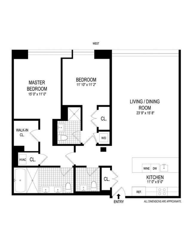 51 Jay St Unit 3D, New York City, NY 11201 - view of property floor plan