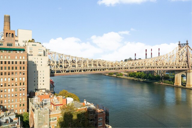 1 Sutton Pl S Unit 12D, New York City, NY 10022 - water view featuring a notable bridge