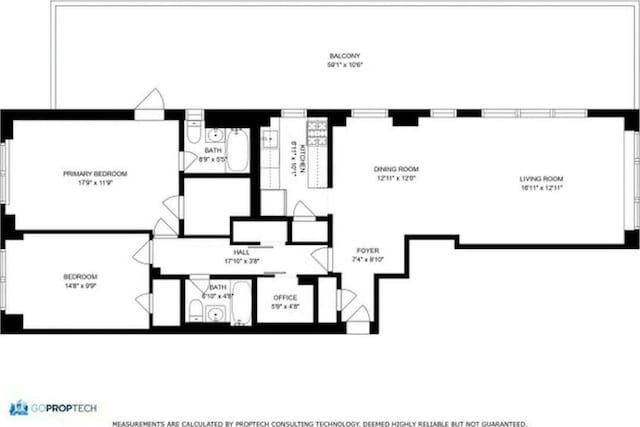 420 E 55th St Unit 11M, New York City, NY 10022 - room layout