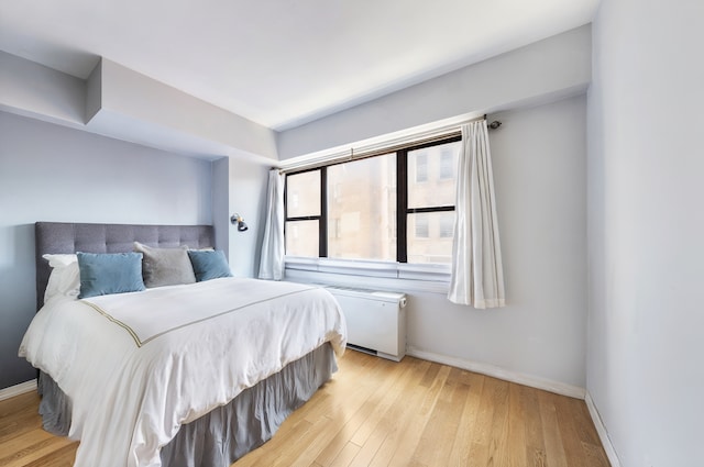 7 E 14th St Unit 1625, New York City, NY 10003 - bedroom with light wood-style floors and baseboards