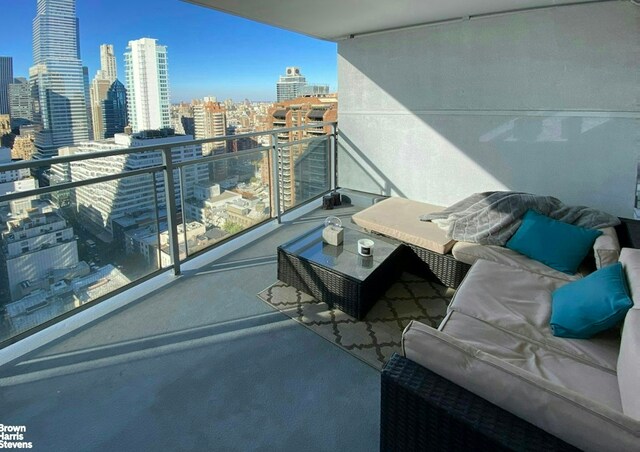 303 E 57th St Unit 32C, New York City, NY 10022 - balcony with a city view