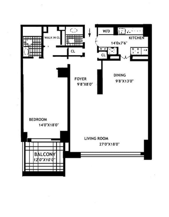 303 E 57th St Unit 32C, New York City, NY 10022 - floor plan