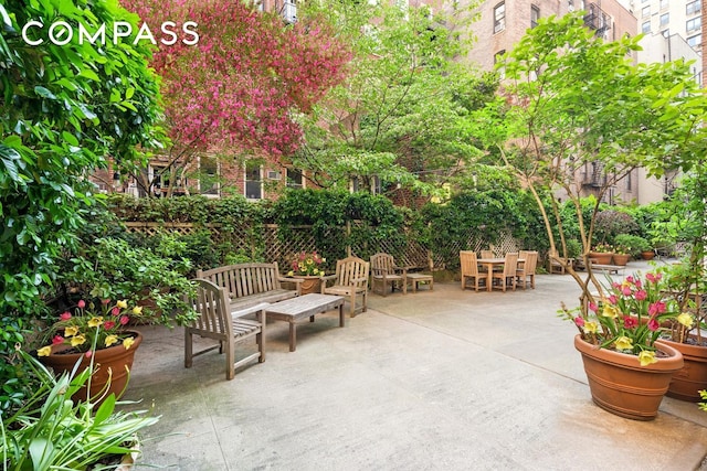 view of patio / terrace with outdoor dining area