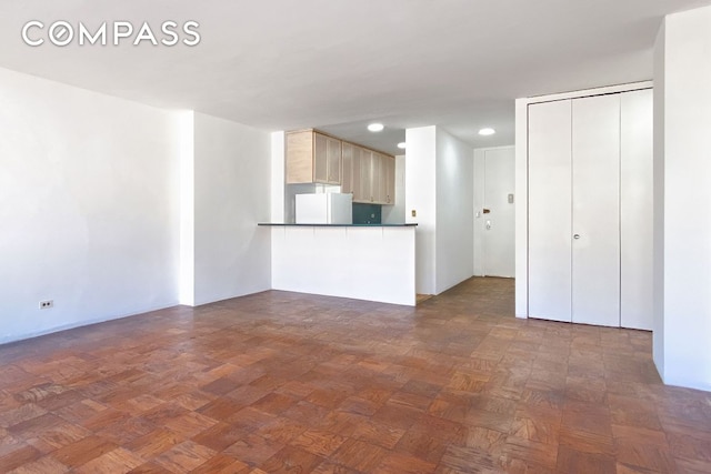 view of unfurnished living room