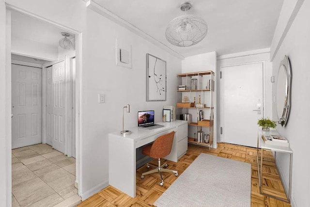 425 E 63rd St Unit W11B, New York City, NY 10065 - office space featuring built in study area and baseboards