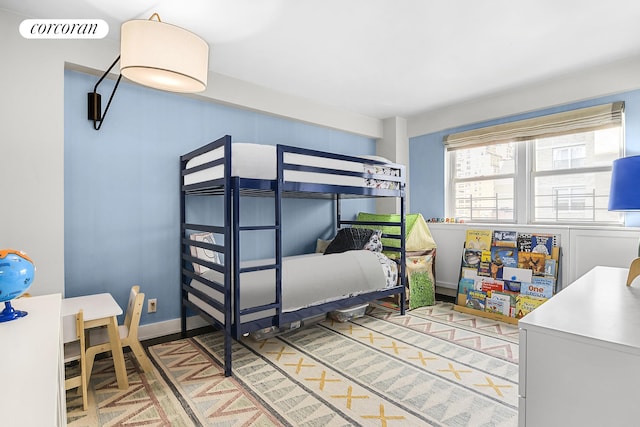 bedroom featuring visible vents