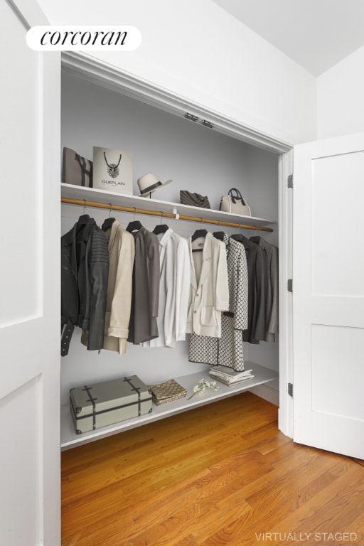 view of closet