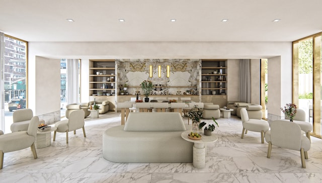 250 E 25th St Unit 9-E, New York City, NY 10010 - community lobby with floor to ceiling windows