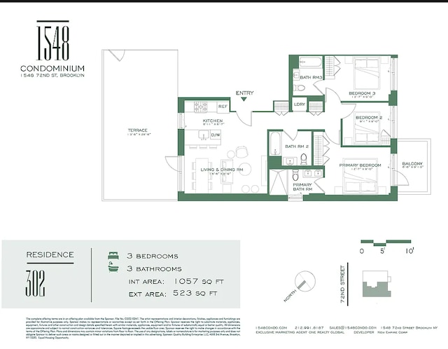 1548 72nd St Unit 302, New York City, NY 11228 - home floor plan