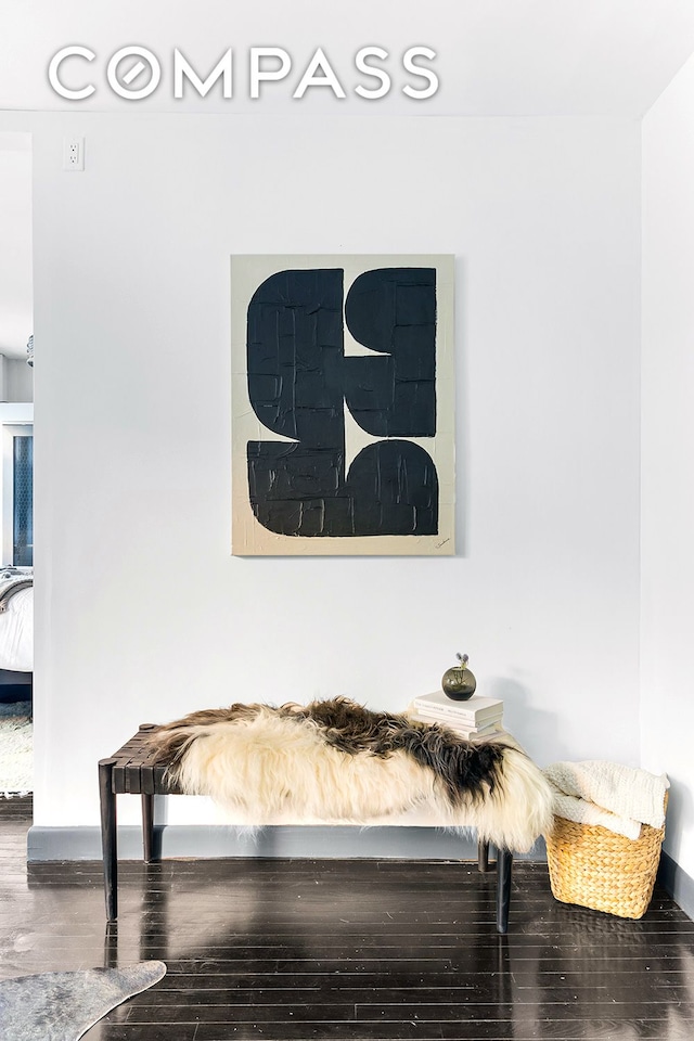 57 Thompson St Unit 2B, New York City, NY 10012 - detailed view of wood finished floors and baseboards