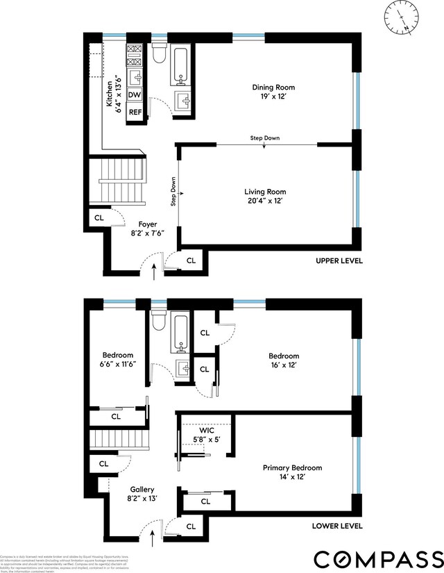 250 W 24th St Unit 6/5Ce, New York City, NY 10011 - floor plan / room layout