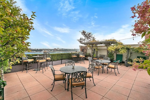 645 W End Ave Unit 9C, New York City, NY 10025 - view of patio with outdoor dining space