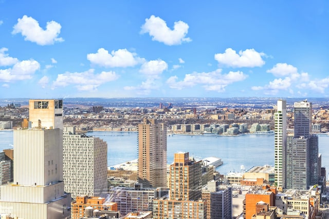 view of city featuring a large body of water