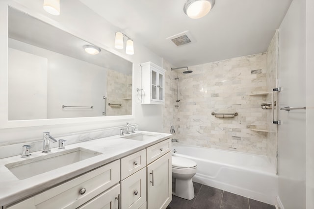 400 E 70th St Unit 1001, New York City, NY 10021 - full bathroom featuring double vanity and shower / washtub combination